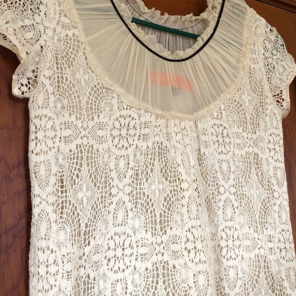 White lace dress